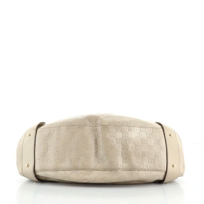 Beige Gucci Pelham Shoulder Bag Guccissima Leather Medium