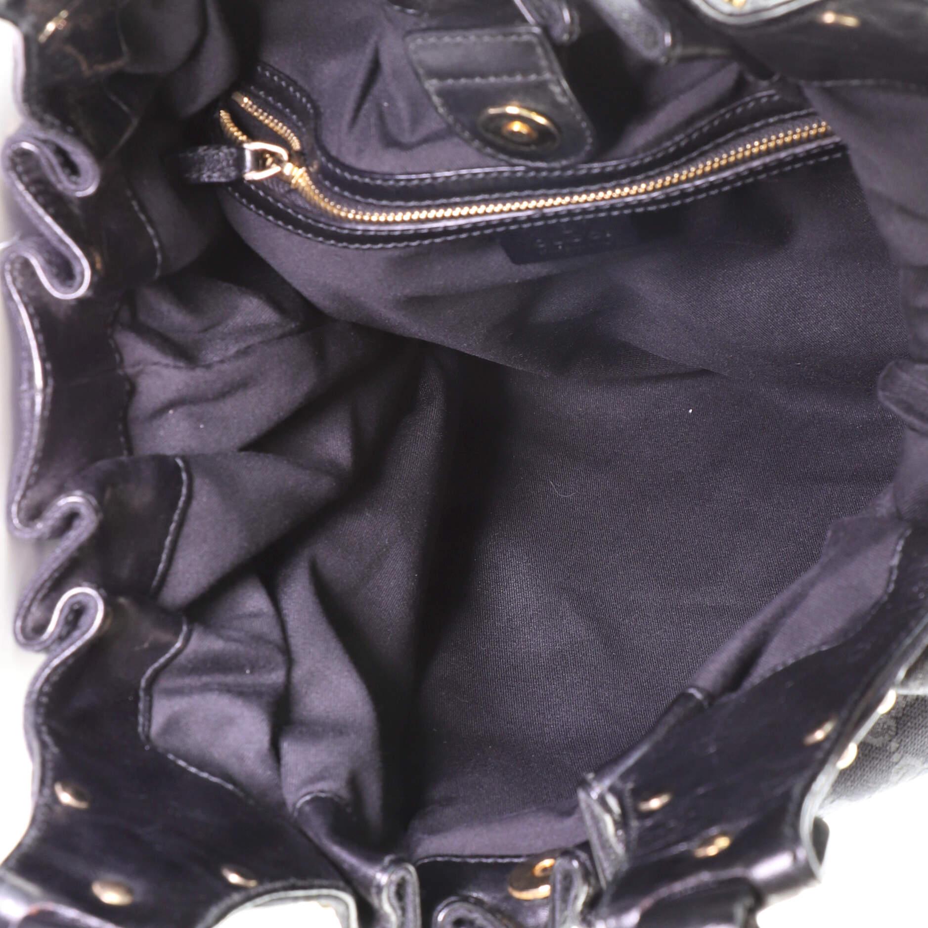 Gucci Pelham Shoulder Bag Studded GG Canvas Large 5