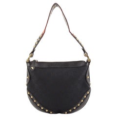 Gucci Pelham Web Hobo clouté en toile GG, petit modèle