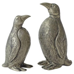 Vintage Gucci Penguin Salt and Pepper Shakers, Italy 1970s