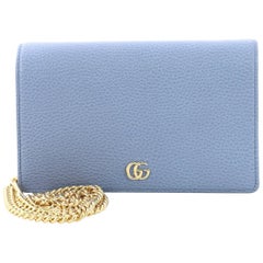 Gucci Petite Marmont Chain Wallet Leather Mini