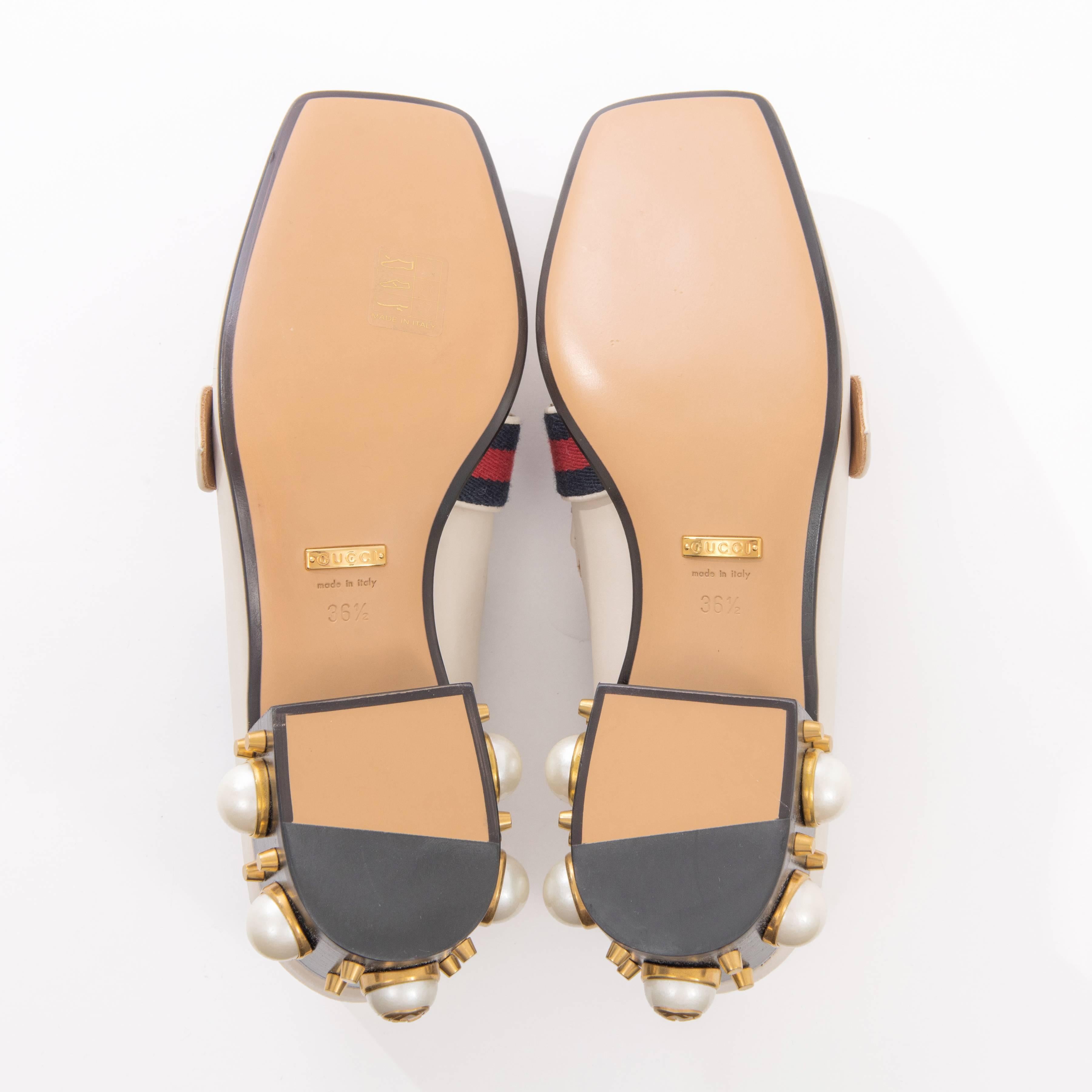 gucci pearl shoes