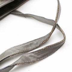 Gucci Pewter/Gold Imprime Monogram Medium 870152 Gold Patent Leather Tote