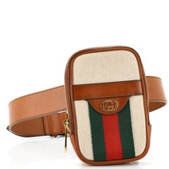 Gucci Phone Case Belt Bag Vintage Web Canvas