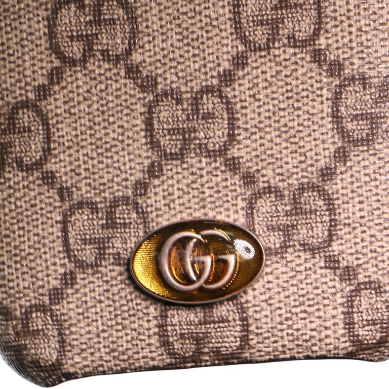 Gucci Phone Case Gg Coated Canvas Iphone X Xs Brown At 1stdibs