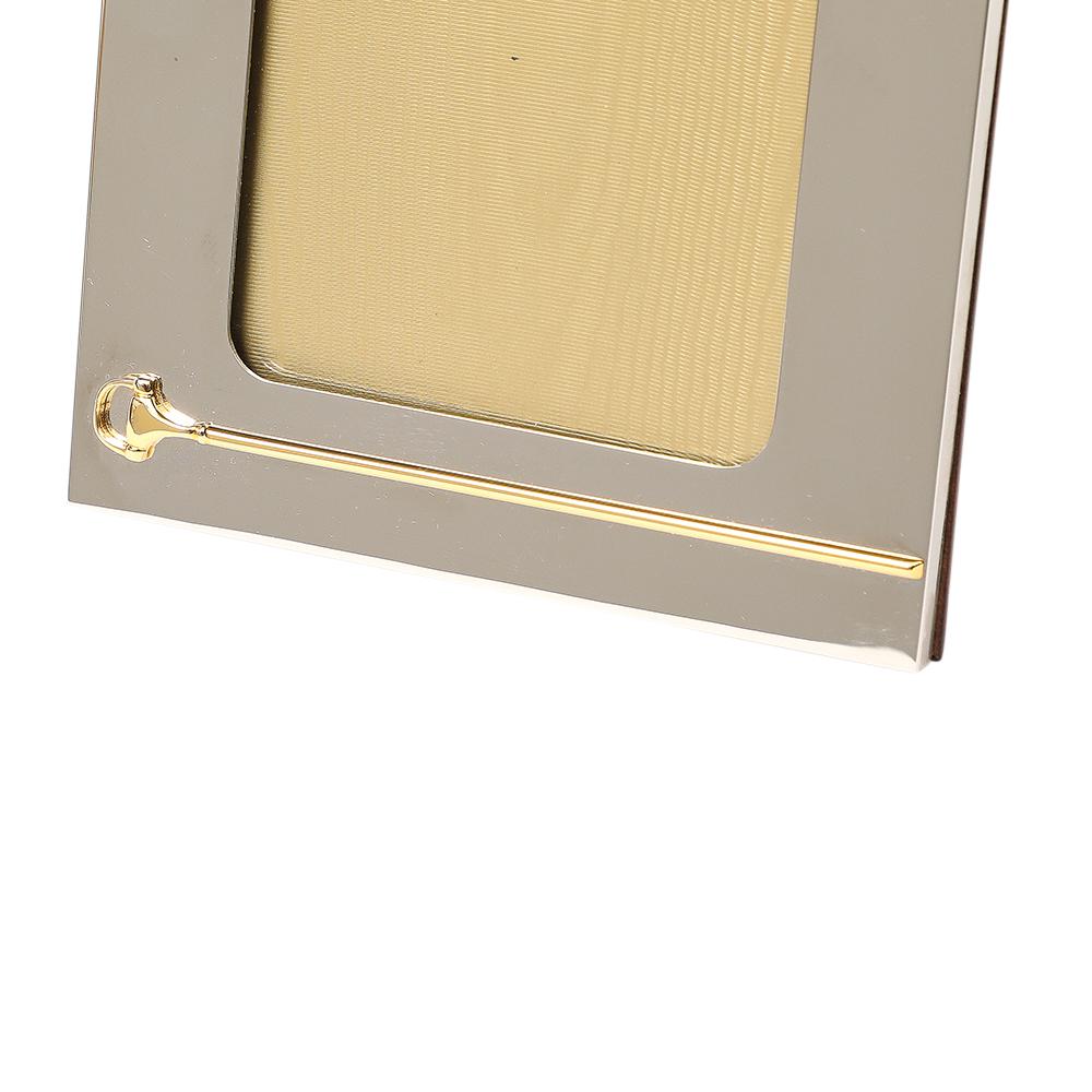 Placcato argento Portafoto Gucci, morsetto, argenteria, ottone, firmato in vendita