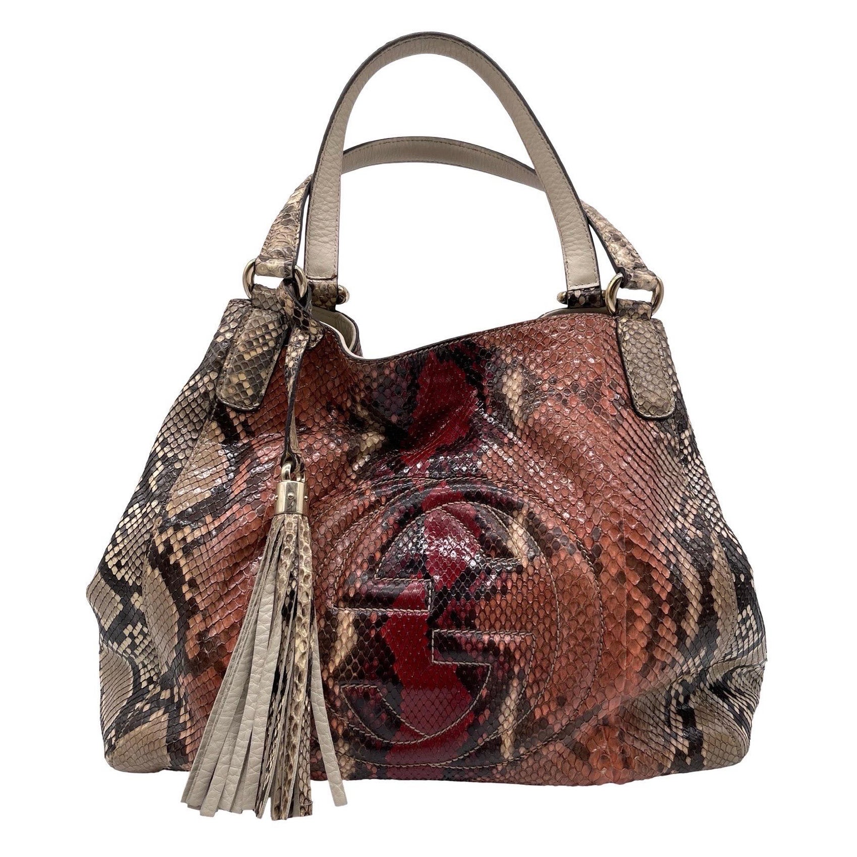 Gucci phyton Leder SOHO Umhängetasche