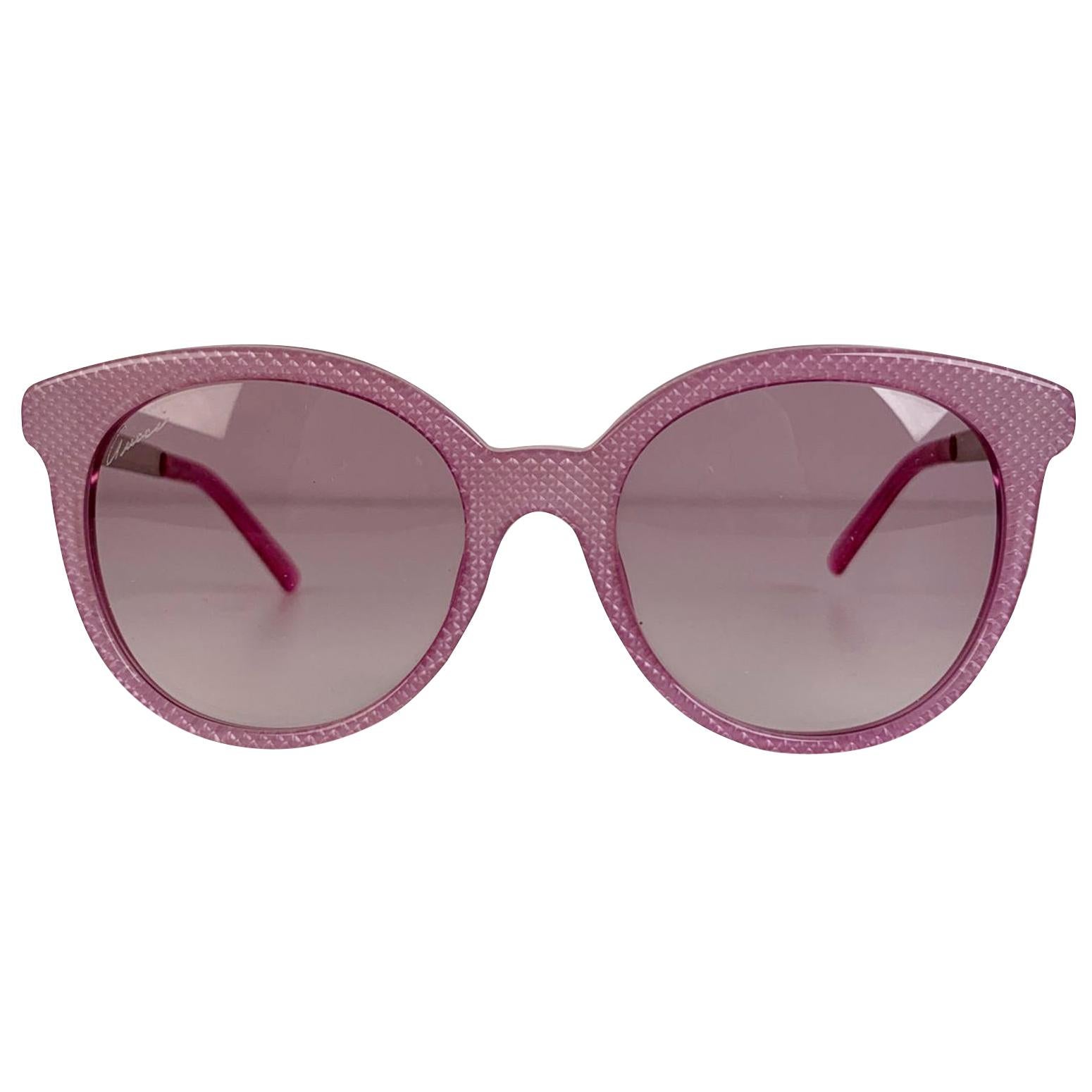 Gucci Pink Acetate Sunglasses GG3674 S 53/19 with Case