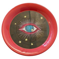Plateau pour les yeux rose et noir de Gucci