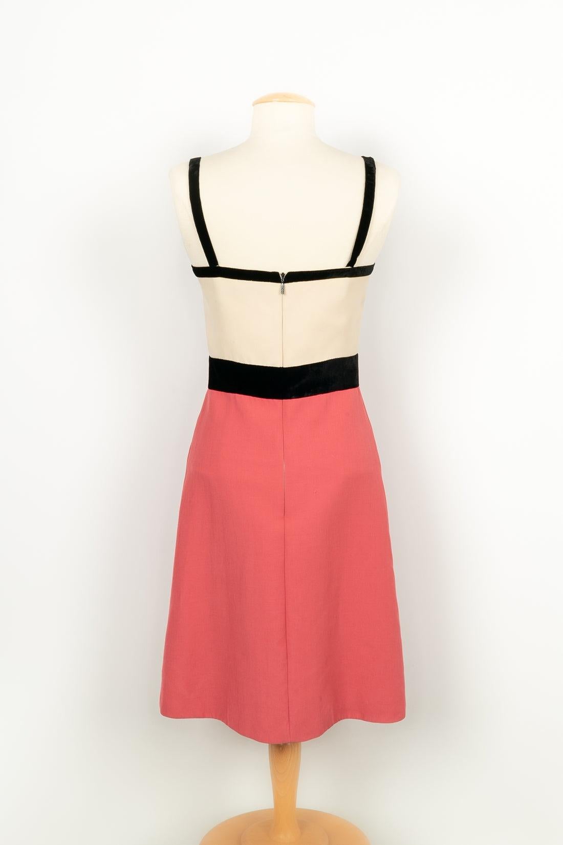 Rosa Gucci Pink and Off-White Dress Resort, 2017 in vendita