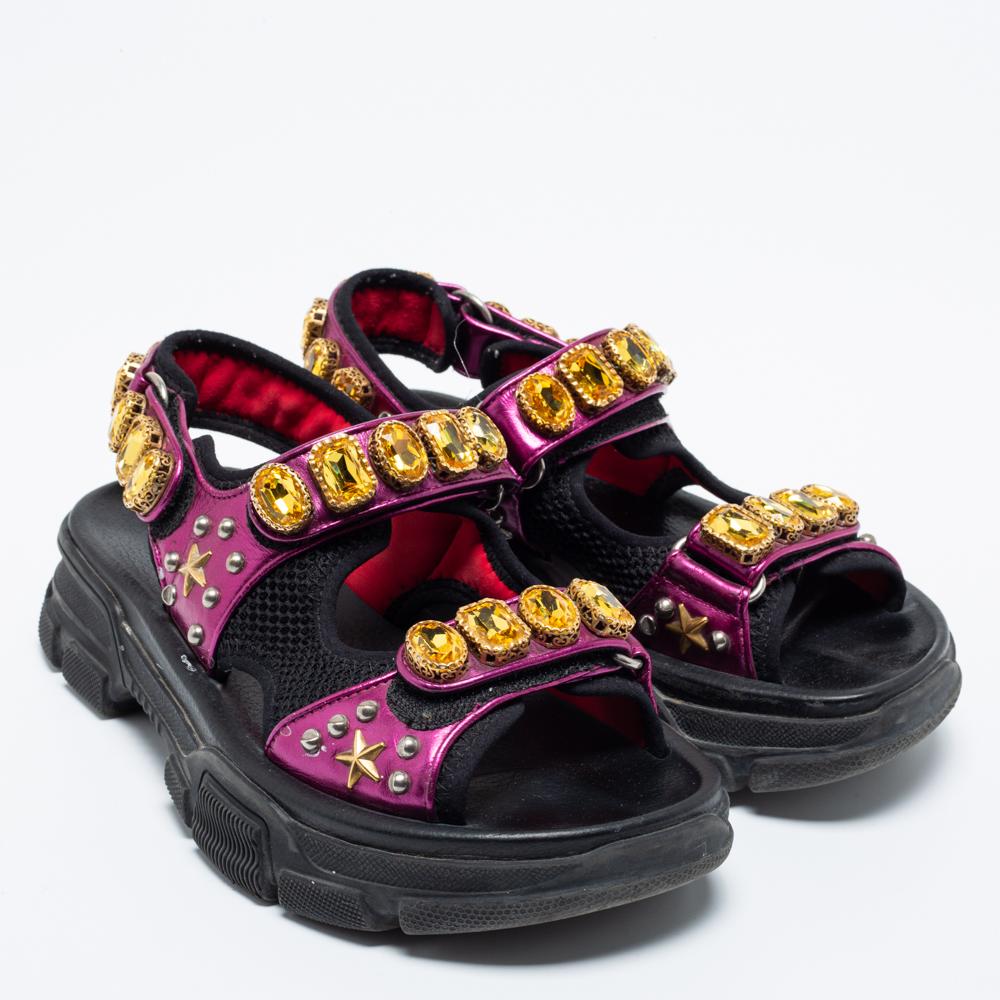 gucci aguru sandals