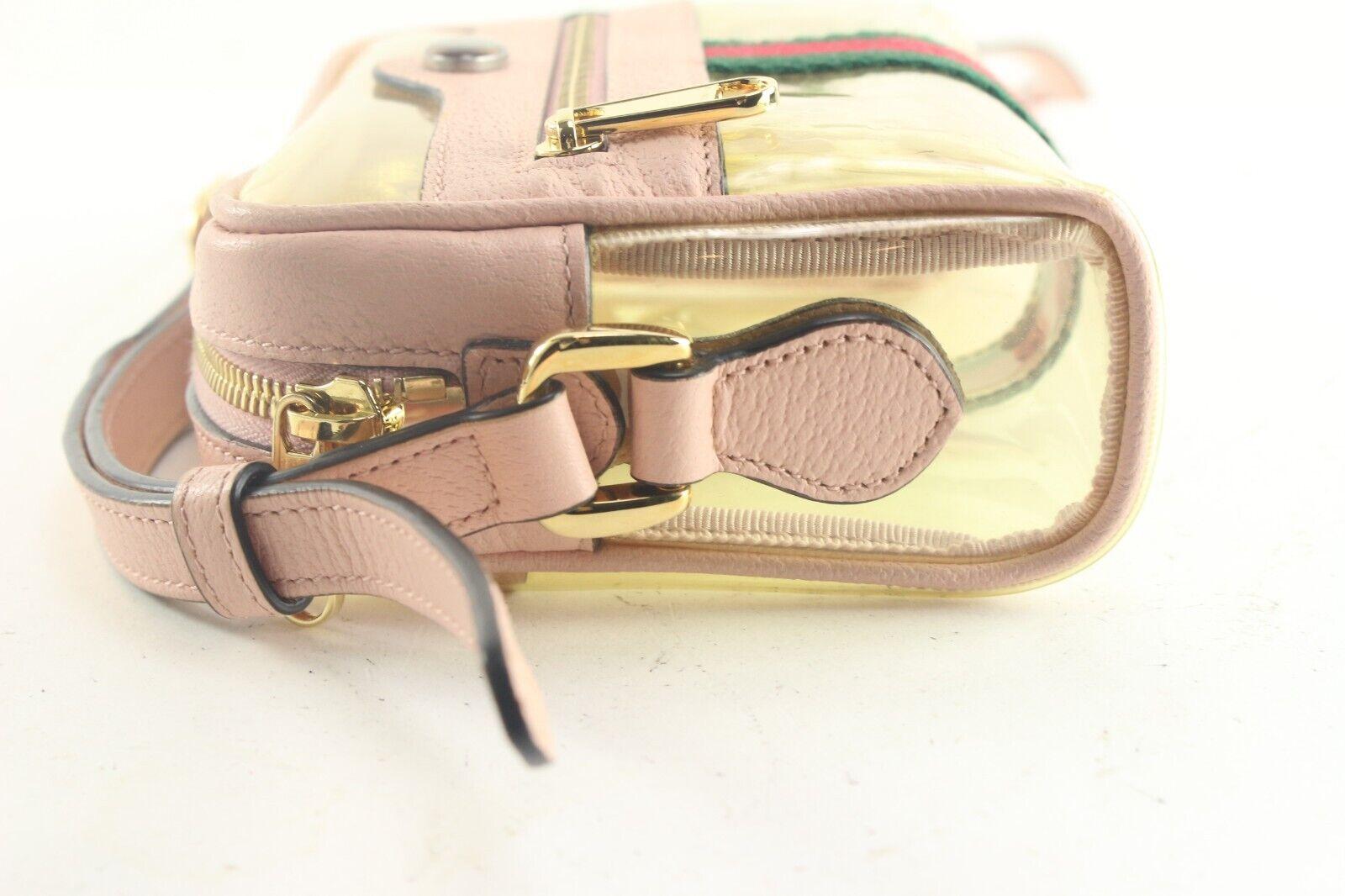 Gucci Pink Clear Web Ophidia Crossbody 1GG918K 7