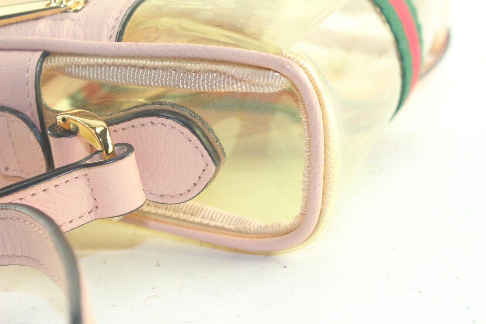 Gucci Pink Clear Web Ophidia Crossbody 1GG918K 1