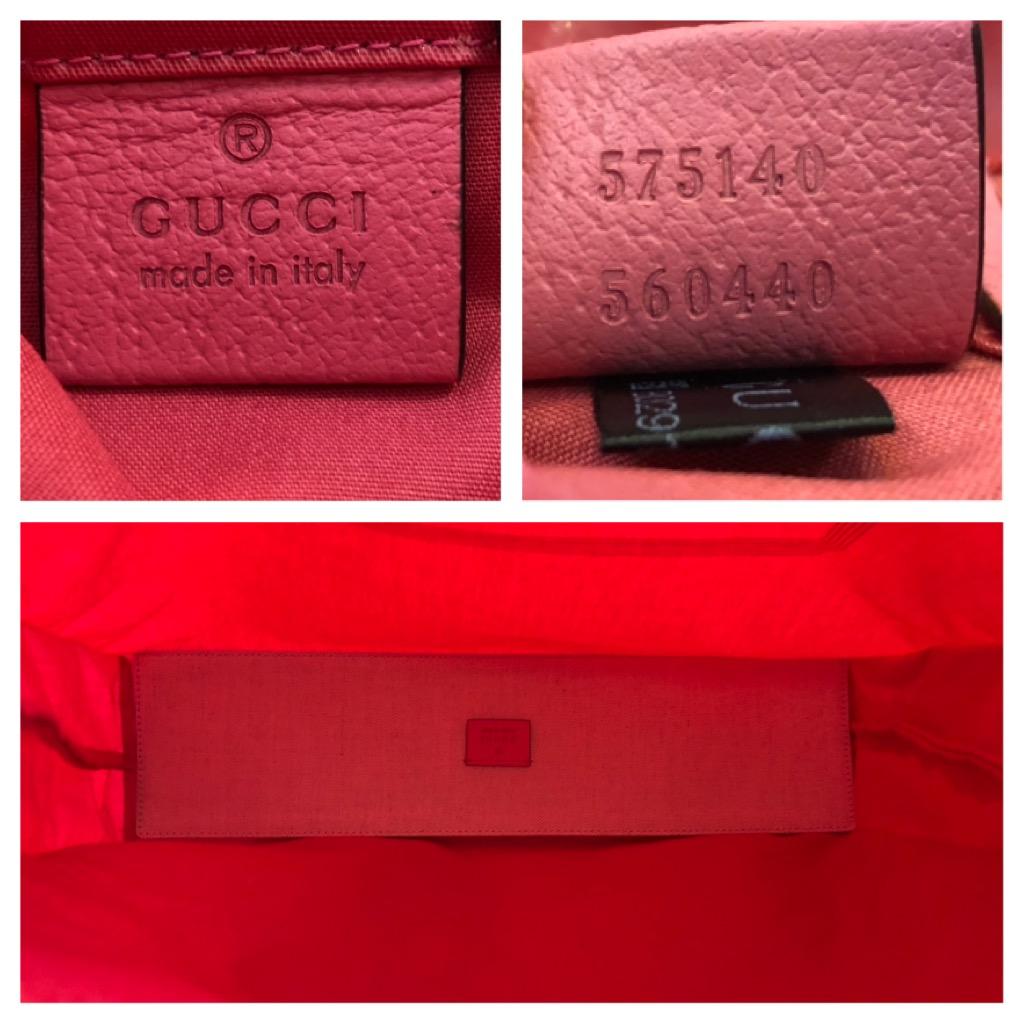 Women's or Men's GUCCI Pink Coated Canvas Shopper Tote Bag For Sale