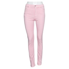 Gucci Pink Denim Skinny Fit Jeans M