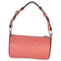 Gucci Pink Diagonal Quilted Calfskin Mini Blondie Barrel Bag