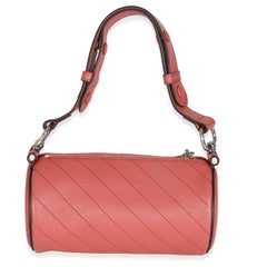 Gucci Pink Diagonal Quilted Calfskin Mini Blondie Barrel Bag