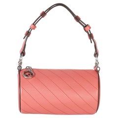 Gucci Pink Diagonal Quilted Calfskin Mini Blondie Barrel Bag