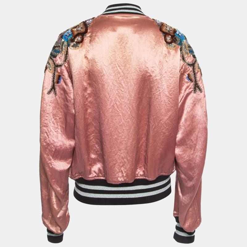 Whether its late-night parties or a day out of fun, an attractive bomber jacket like this is a great catch. It is tailored from quality fabrics and is accentuated with chic details. Wear it over your outfit for a top-notch effect.

