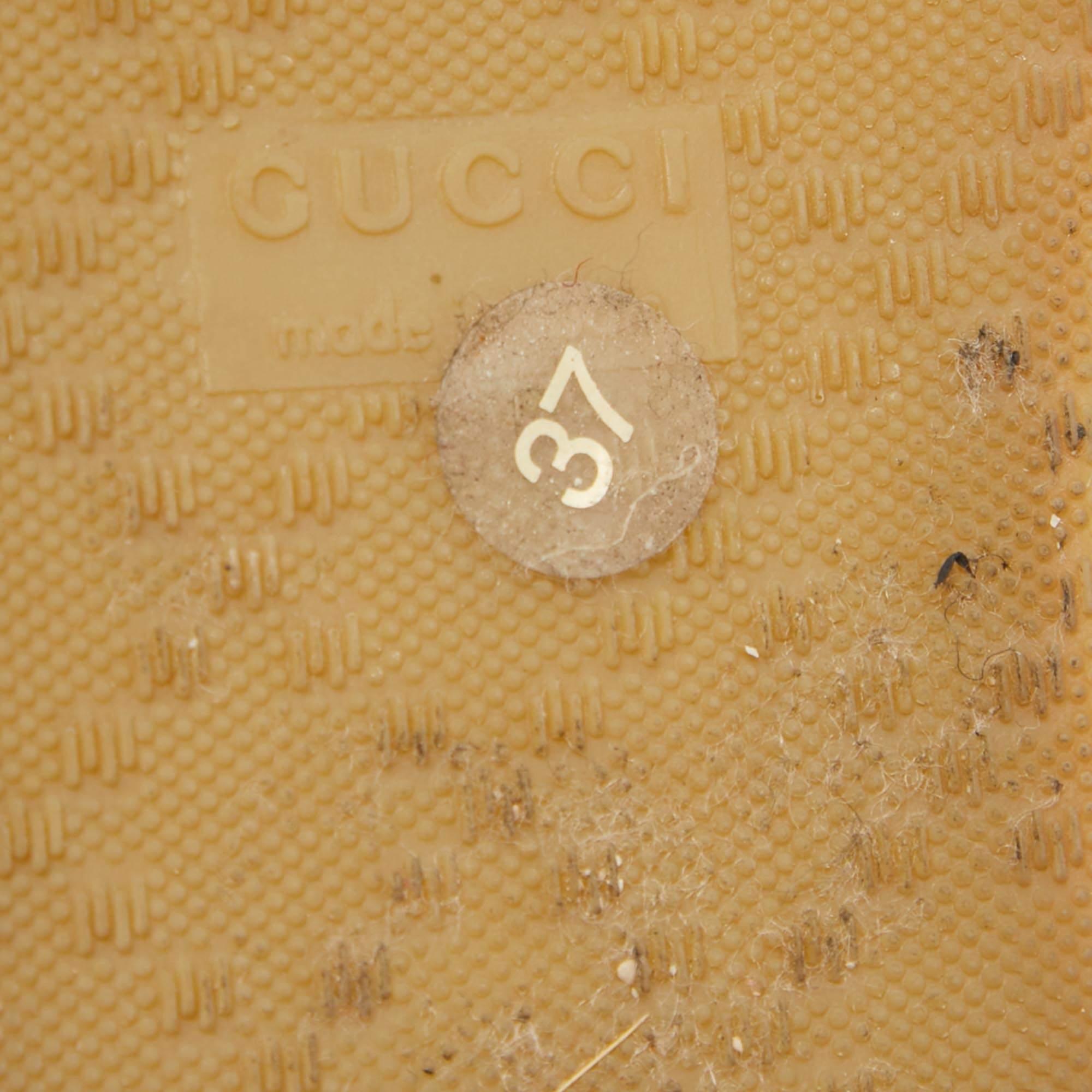 Gucci Espadrilles en toile rose GG, taille 37 3