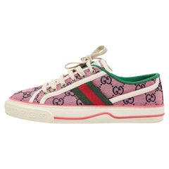 Gucci Pink GG Canvas Tennis 1977 Sneakers