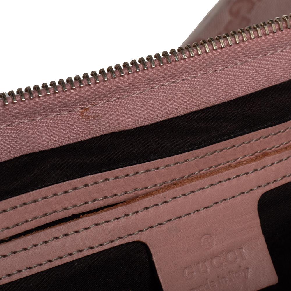 Gucci Rosa GG Crystal Canvas Medium Joy Boston Tasche Damen