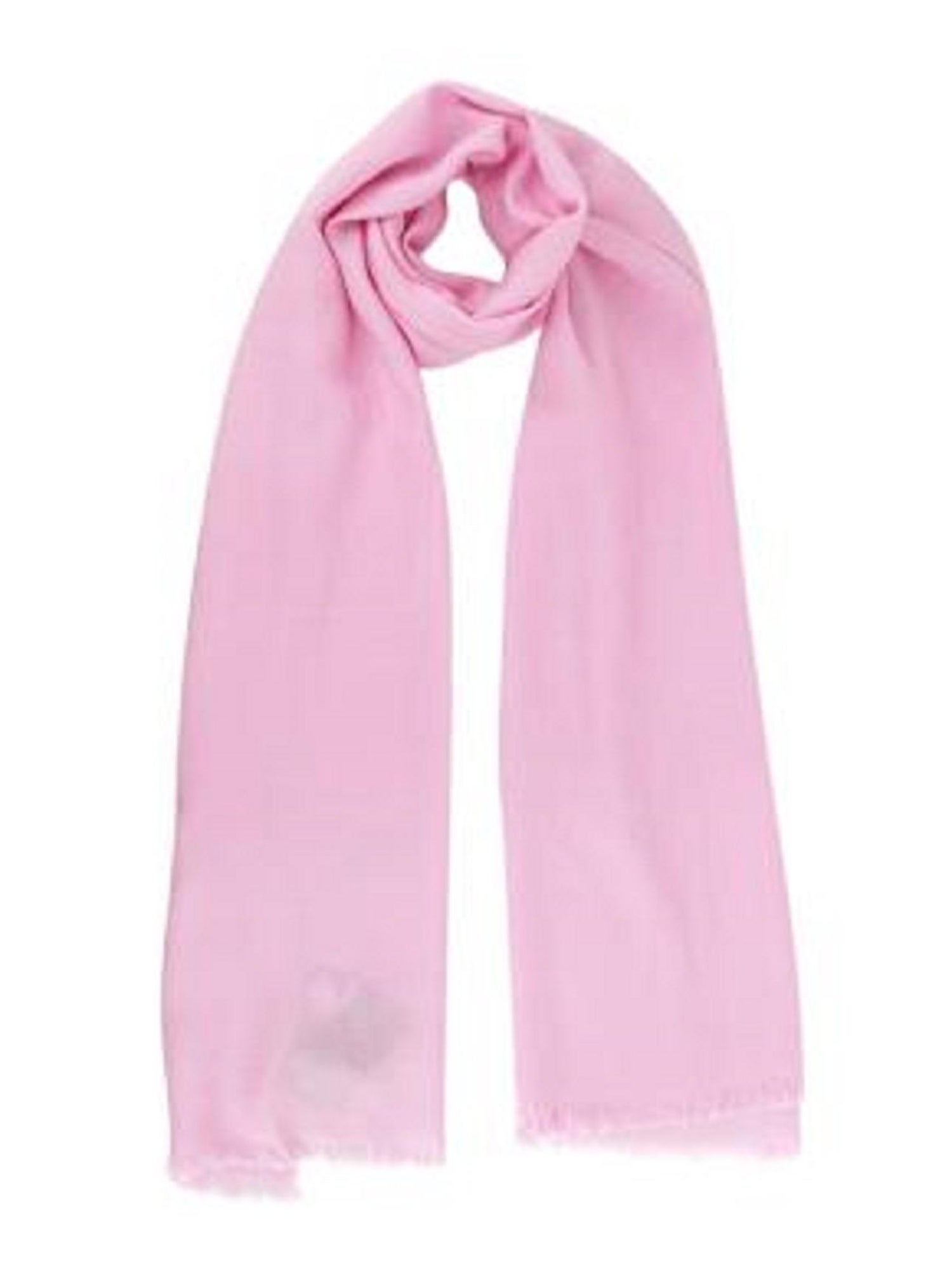 Gucci Pink GG Wool and Silk Scarf For Sale at 1stDibs