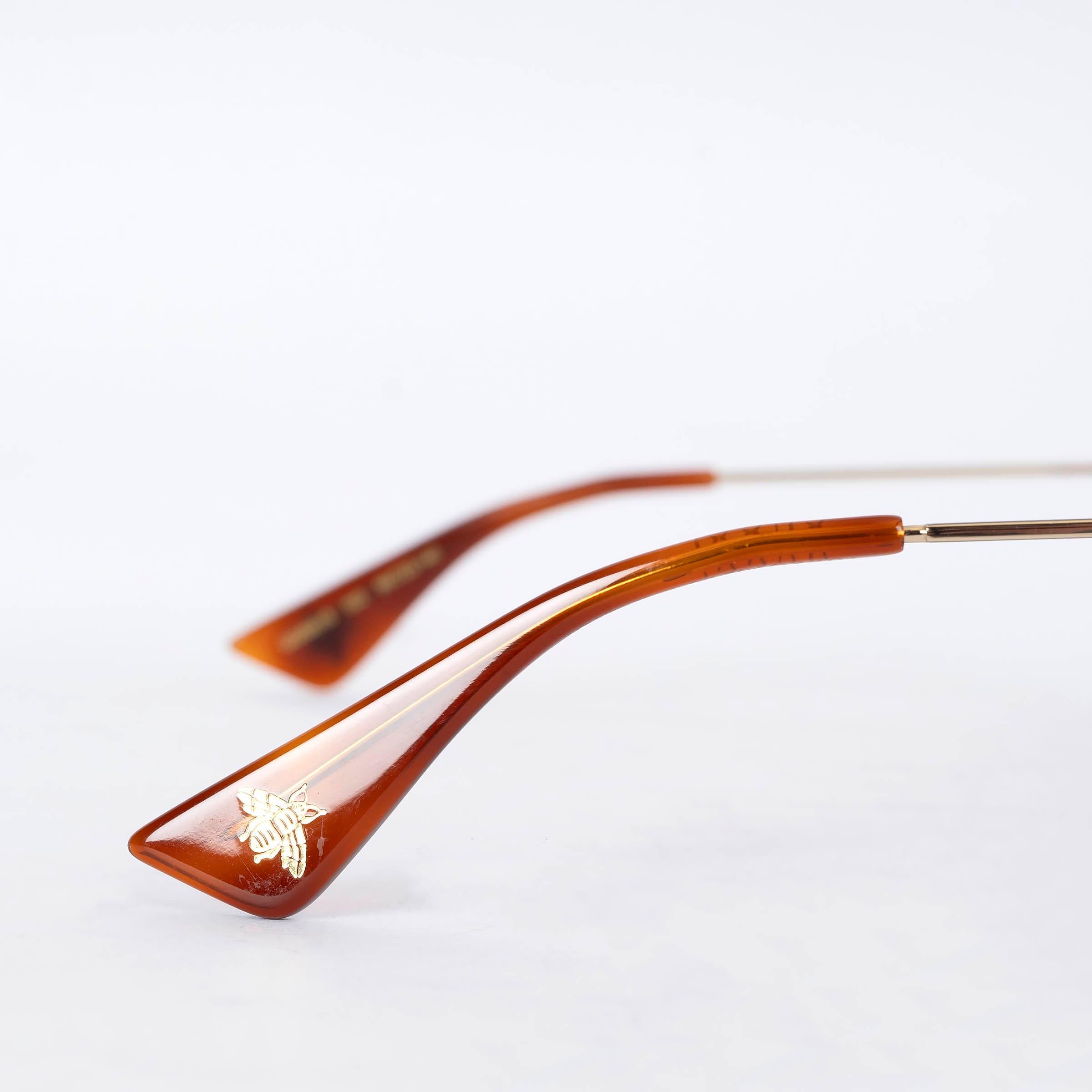 Lunettes de soleil GUCCI rose GG0061S ROUND 1