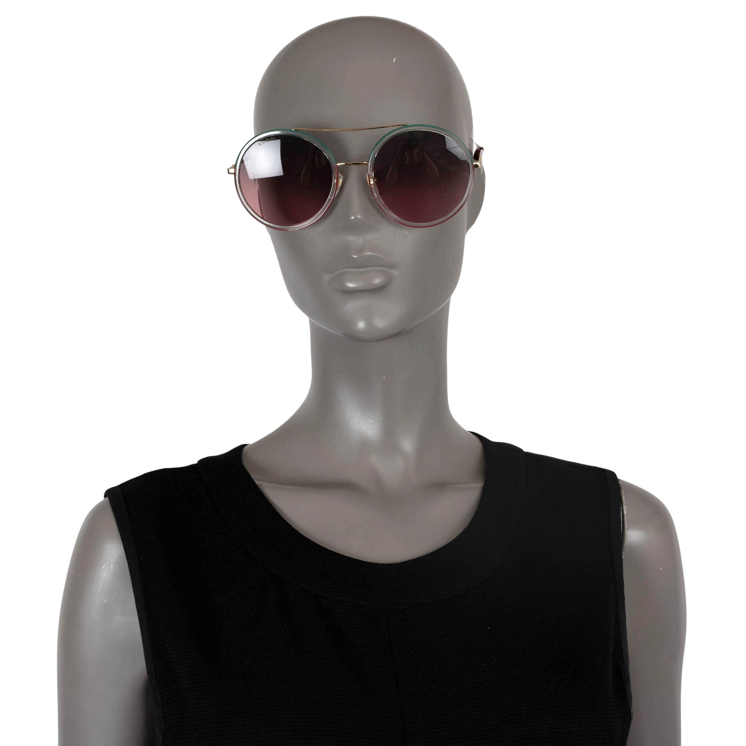 Lunettes de soleil GUCCI rose GG0061S ROUND 2