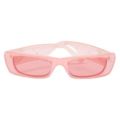 Used Gucci Pink  GG0516S Rectangle Sunglasses