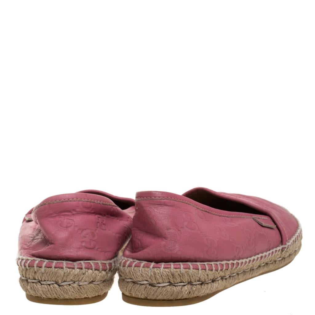 gucci espadrilles pink