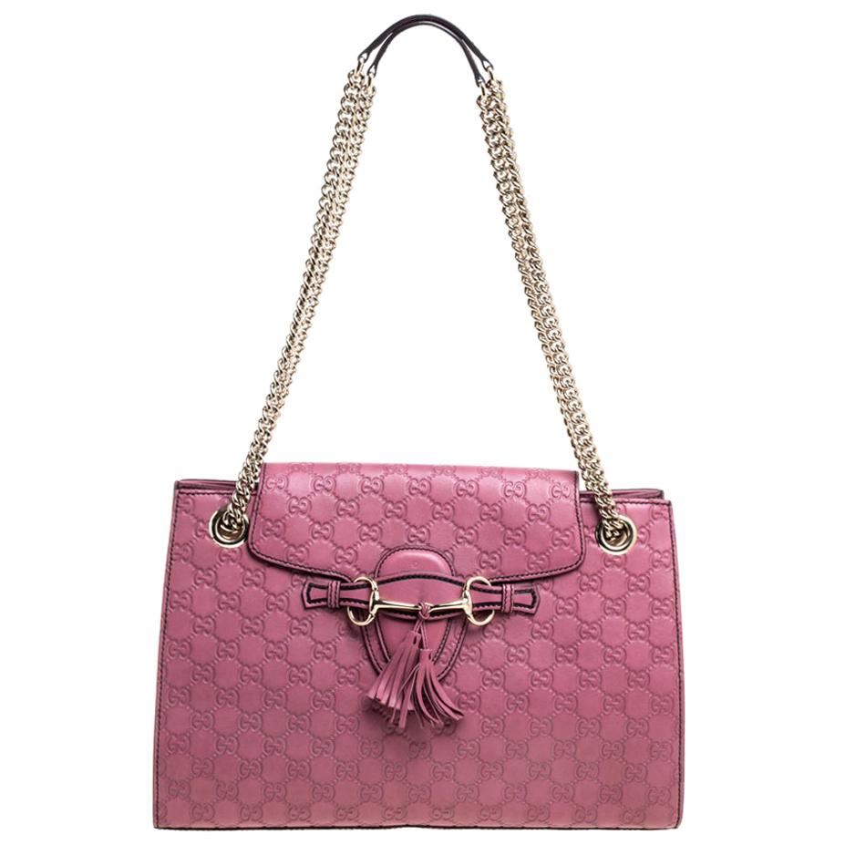 gucci guccissima bag pink