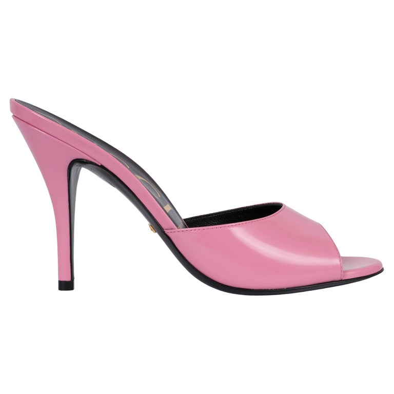 Leather Sandals Gucci Sandals 2019 GUCCI Pink Leather 2019 SCARLET