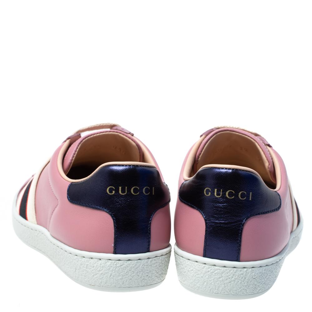 gucci stripe sneakers