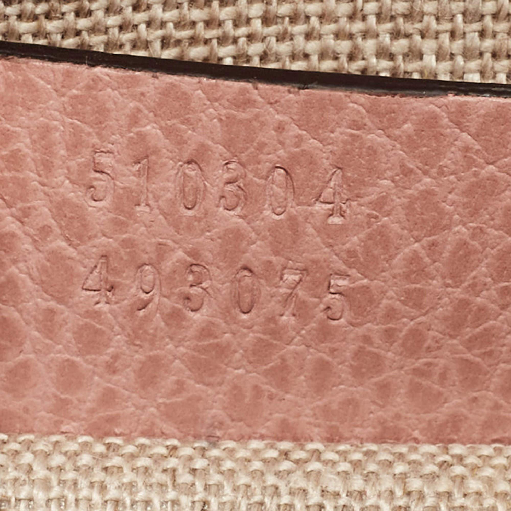 Gucci Pink Leather Dollar Interlocking G Crossbody Bag 4