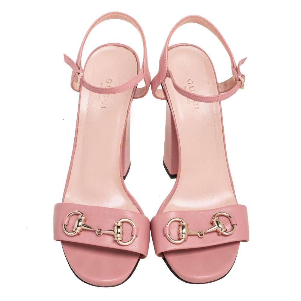 gucci heels pink