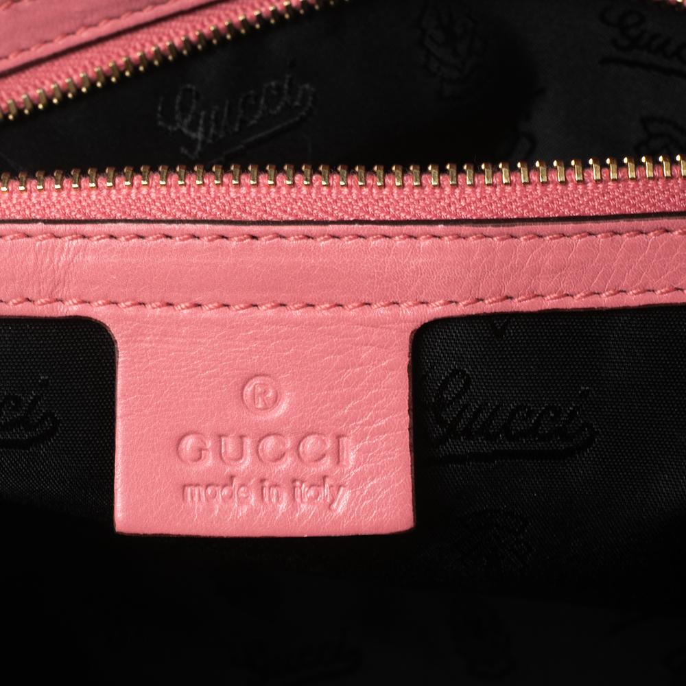 Gucci Pink Leather Hysteria Satchel 5