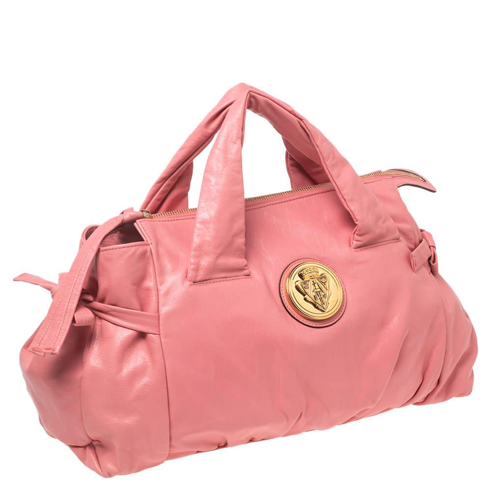 Women's Gucci Pink Leather Hysteria Satchel