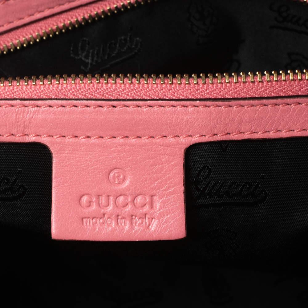 Gucci Pink Leather Hysteria Satchel 4