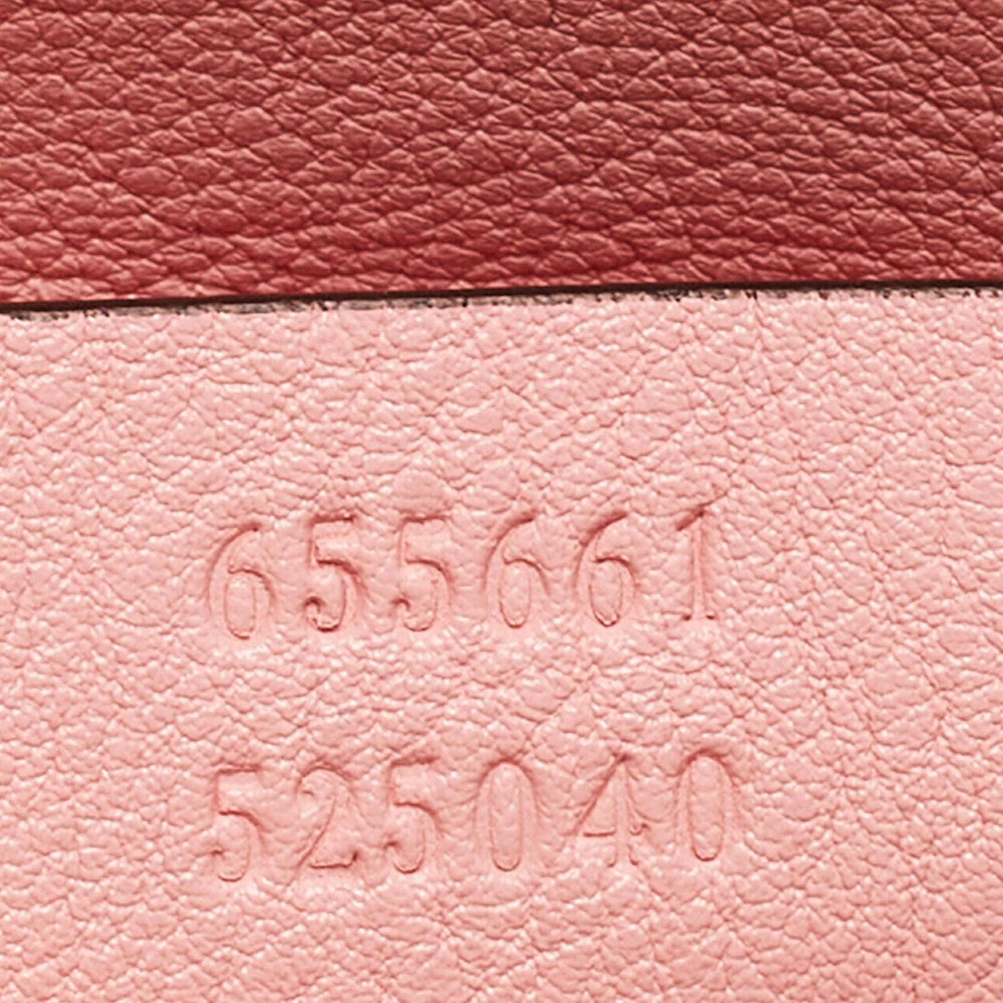Gucci Pink Leather Mini Diana Tote 8