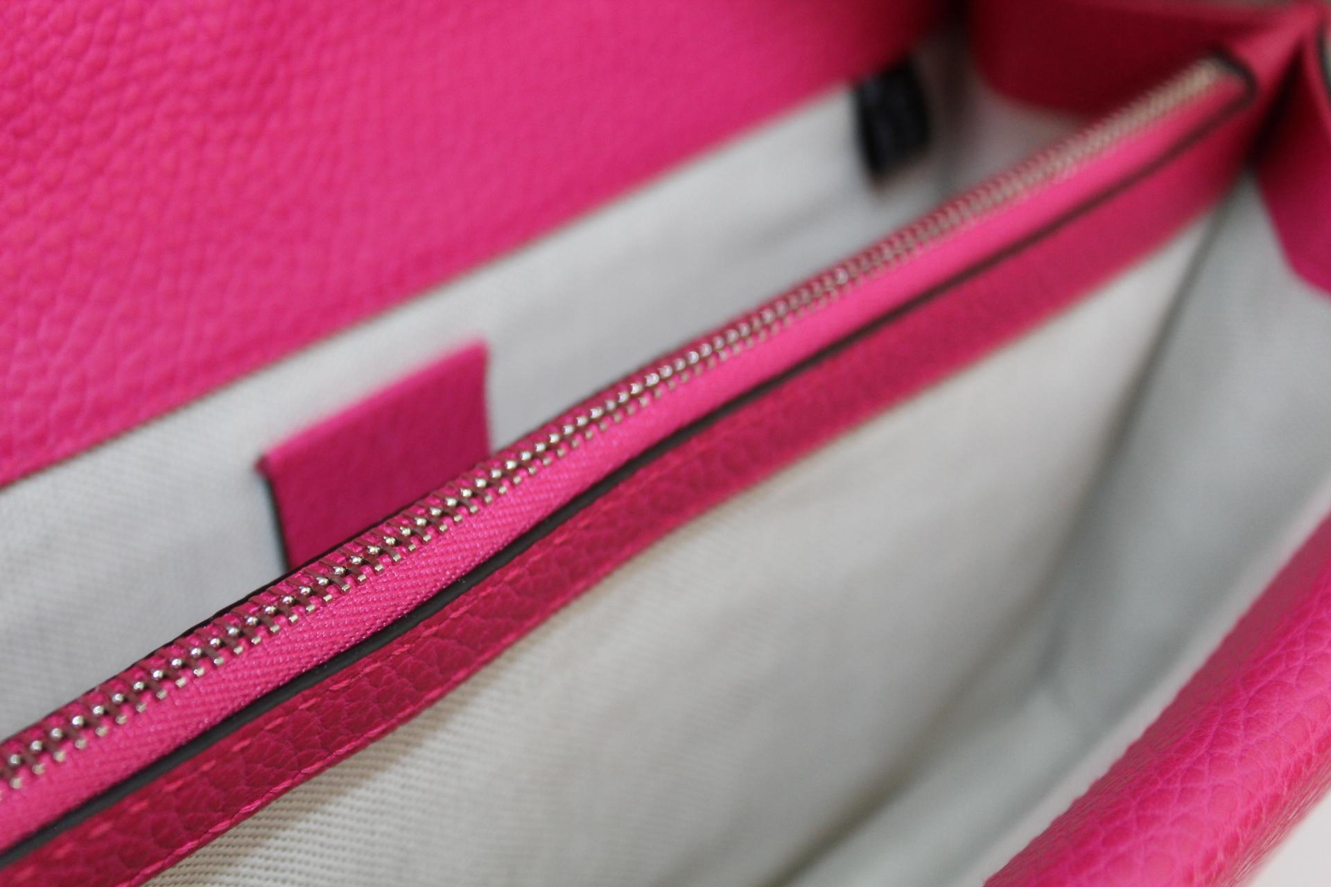 Gucci Pink Leather Shoulder Dionysus Bag In New Condition In Torre Del Greco, IT