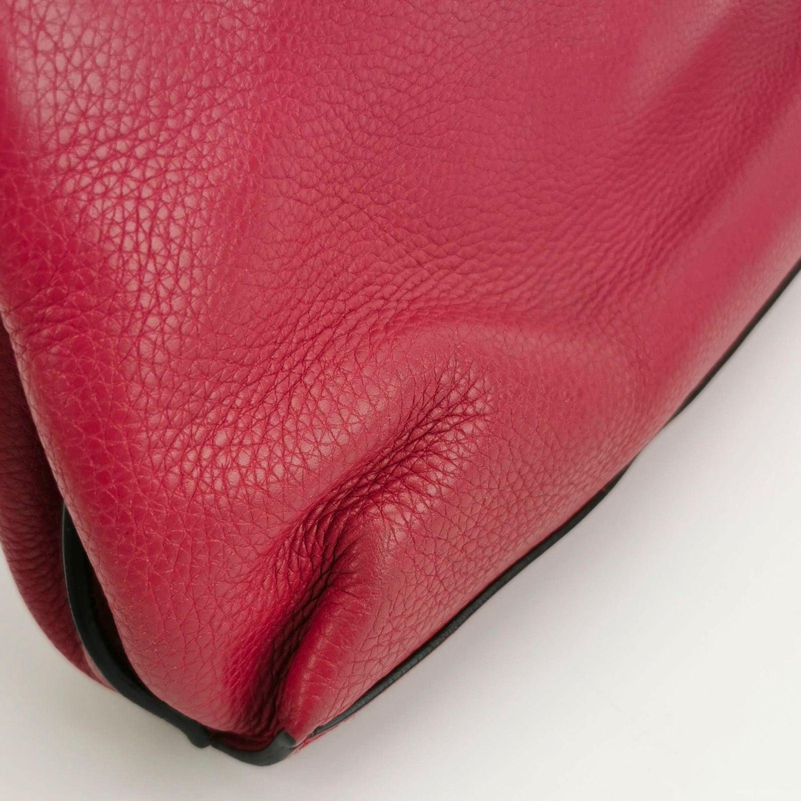Gucci Pink Leather Small Bamboo Daily Top Handle Bag 7