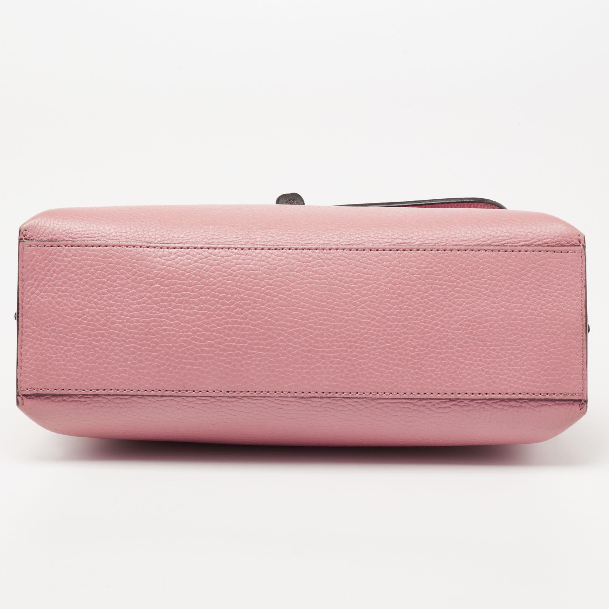 gucci pink top handle bag