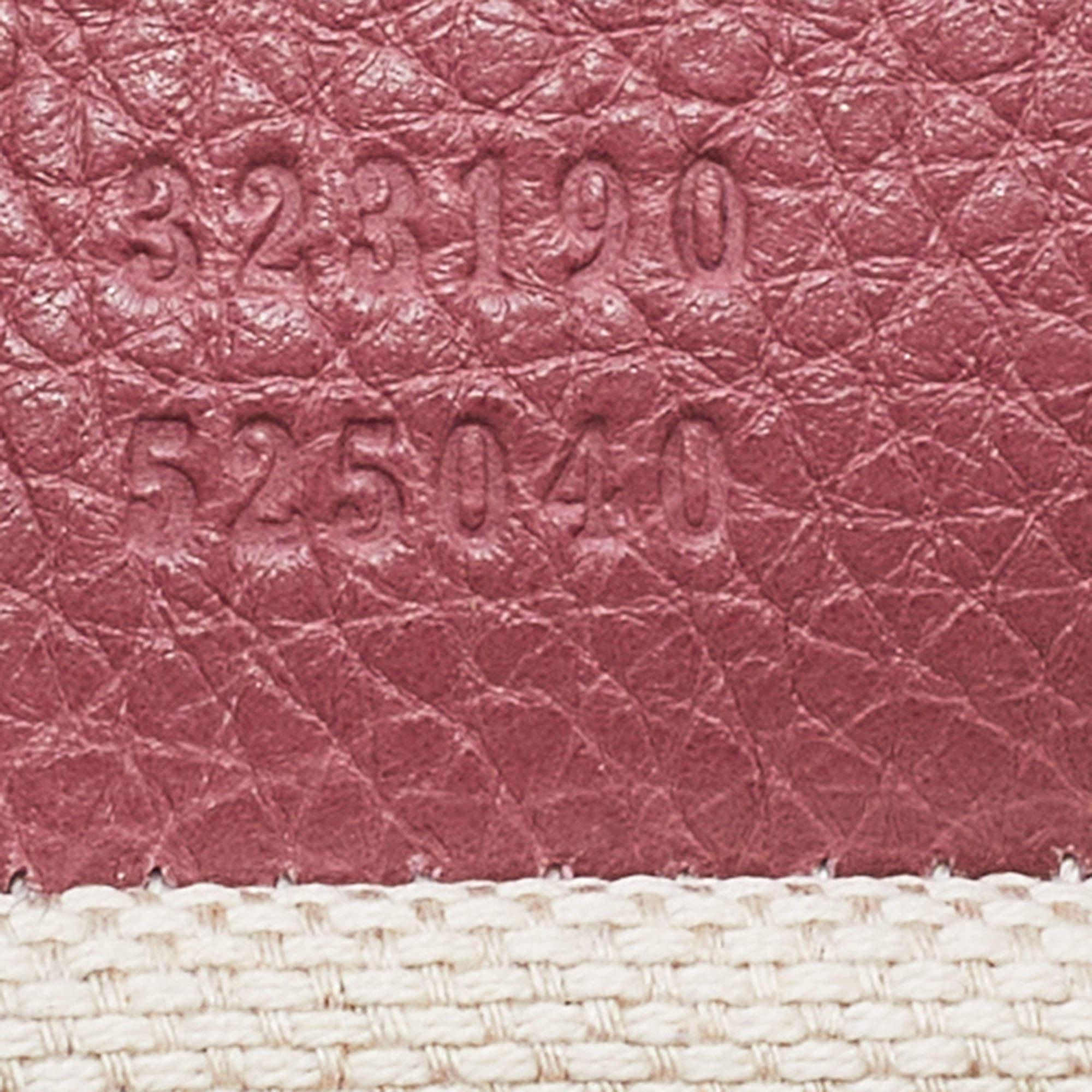 Gucci Pink Leather Soho Flap Chain Crossbody Bag 1