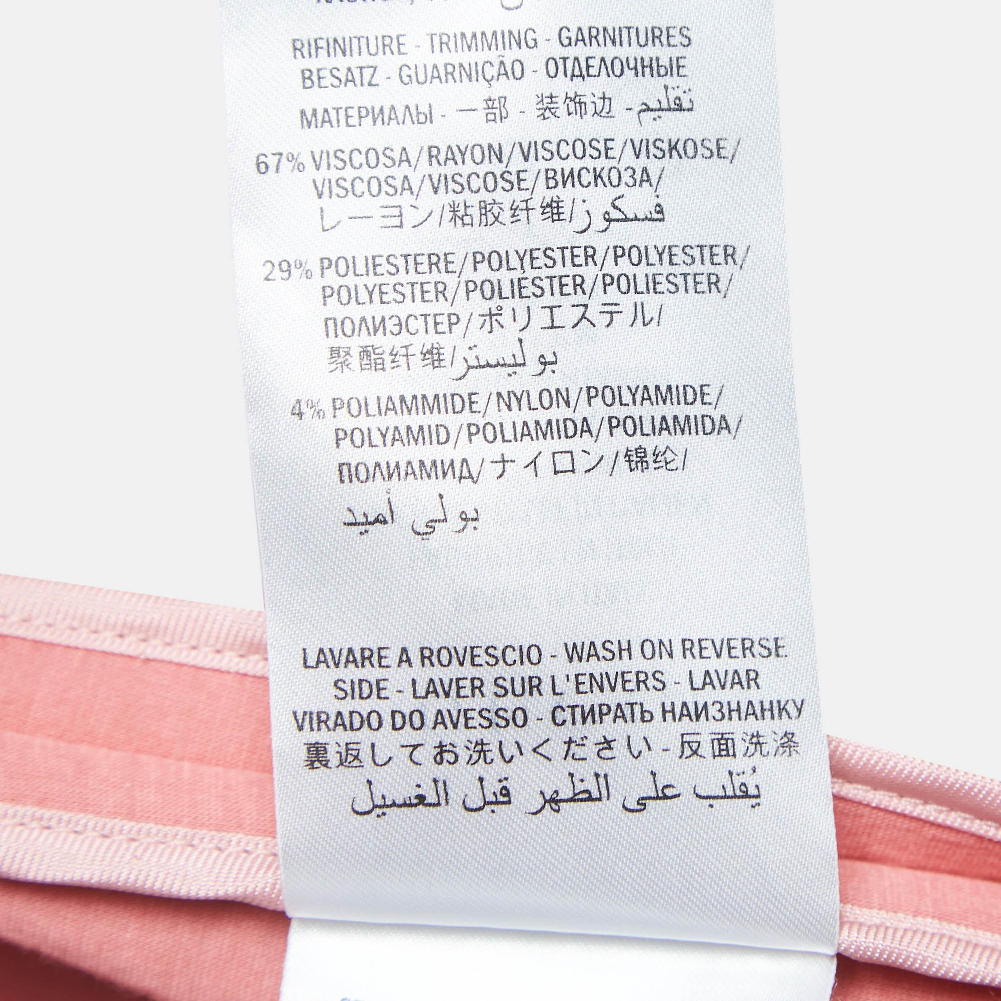 Gucci Pink Life Is Gucci Spray Painted Cotton Sweatshirt M 3