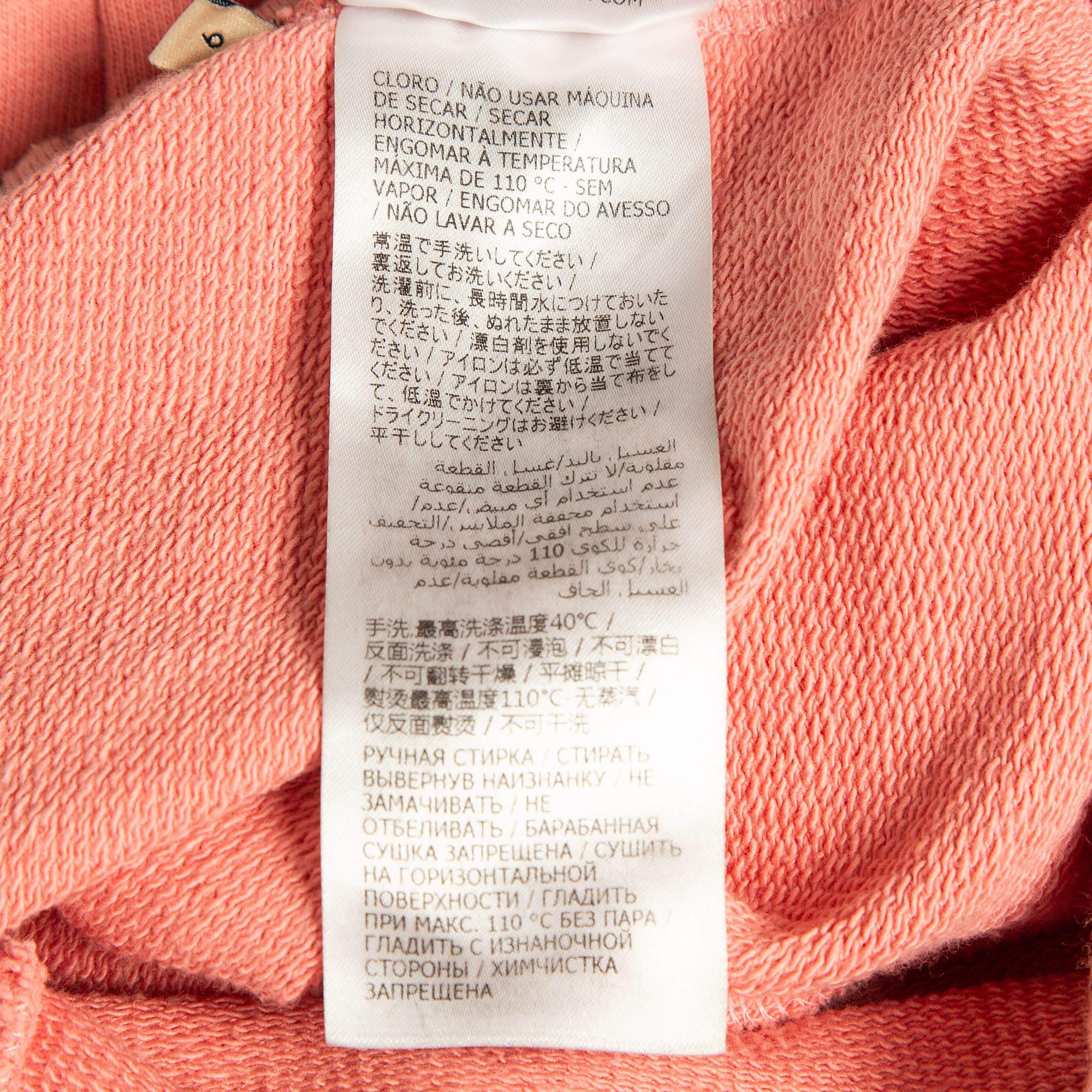 Pantalones de punto de algodón con logotipo rosa de Gucci 6 años en venta 1