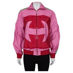 Gucci Giacca a vento con logo rosa - Taglia XS - 2018