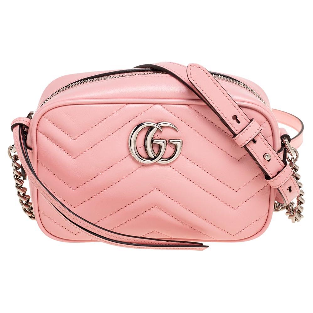 NWT GUCCI BROADWAY PEARL BEE PINK CROSSBODY BAG MARMONT GUCCY GUCCISSIMA  NEW