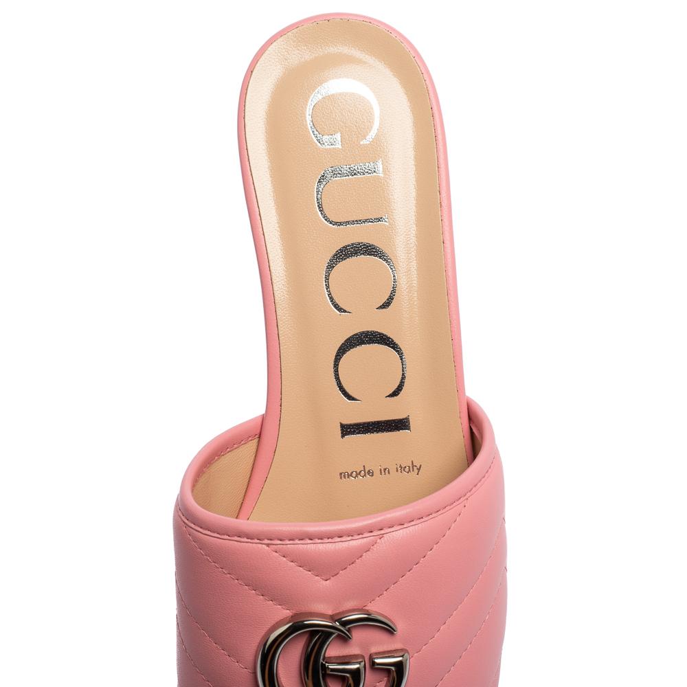 gucci pink slides