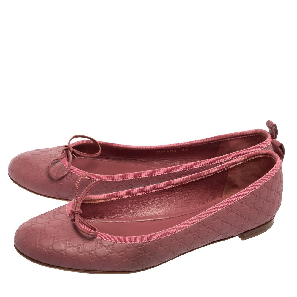 pink bow flats